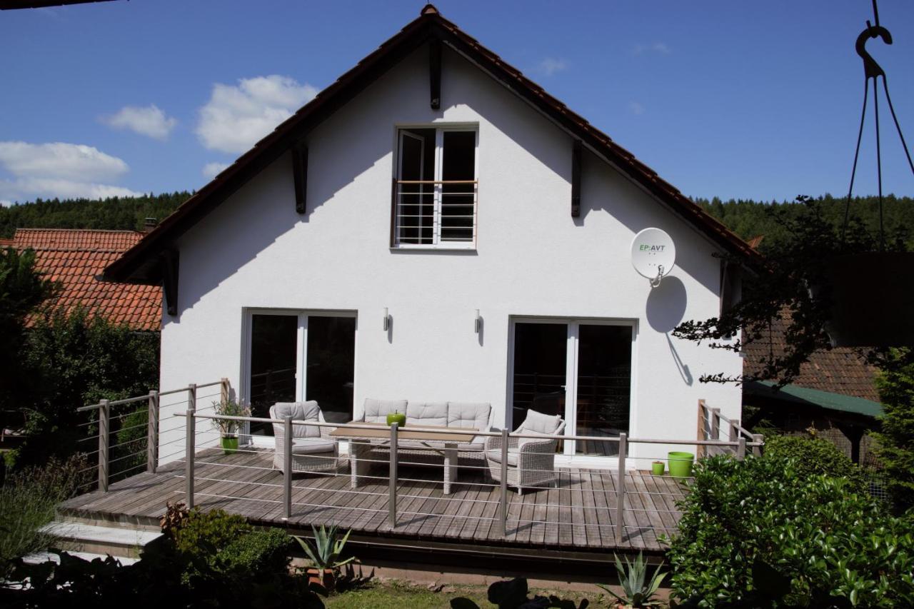 Superior - Ferienhaus Am Engelsbach Im Thueringer Wald Esterno foto